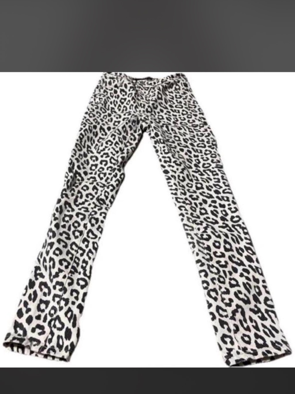 Joe's Jeans Women's Boot-Cut Leopard Print Pants - Black & White
